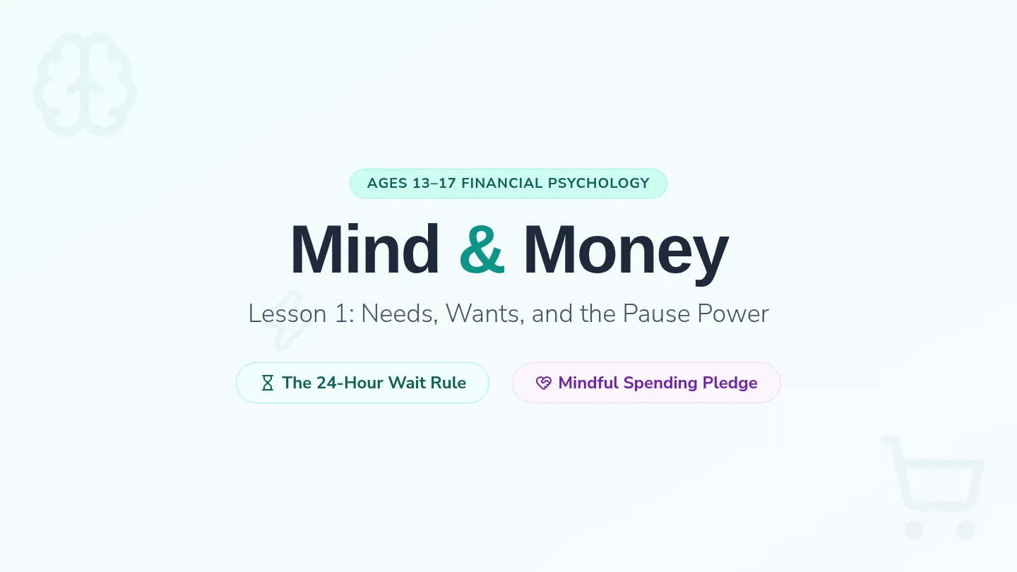 Mind and Money Lesson 1 Slides