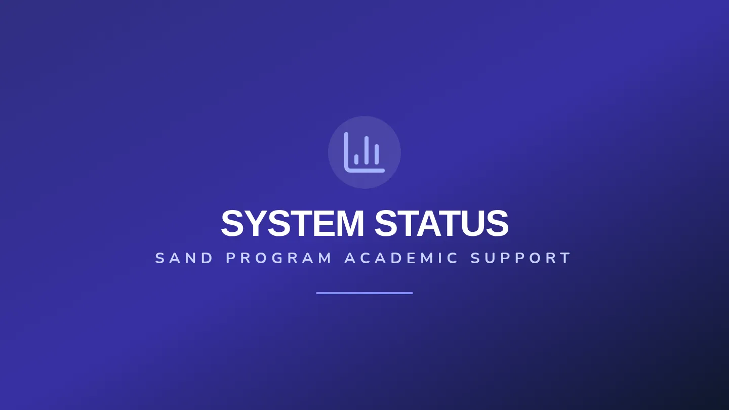 System Status Slides