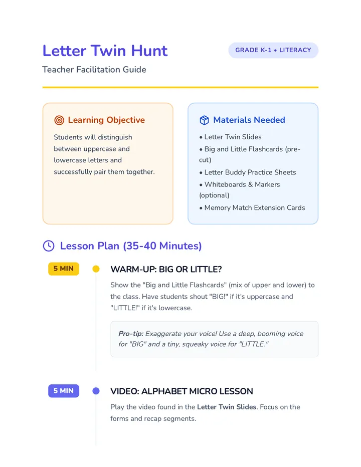 Twin Hunt Teacher Guide
