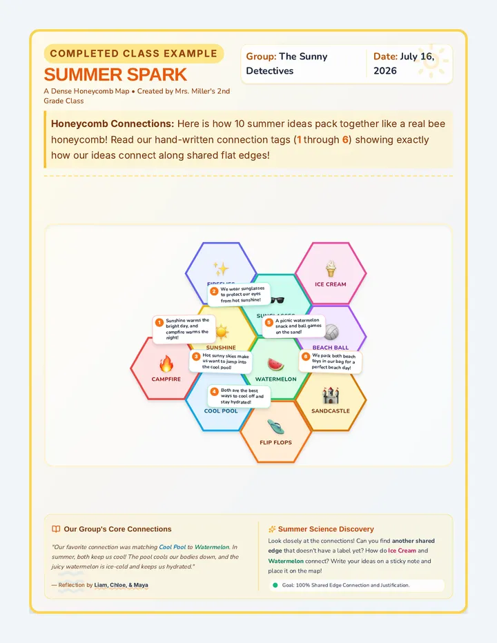 Summer Spark Hexagons