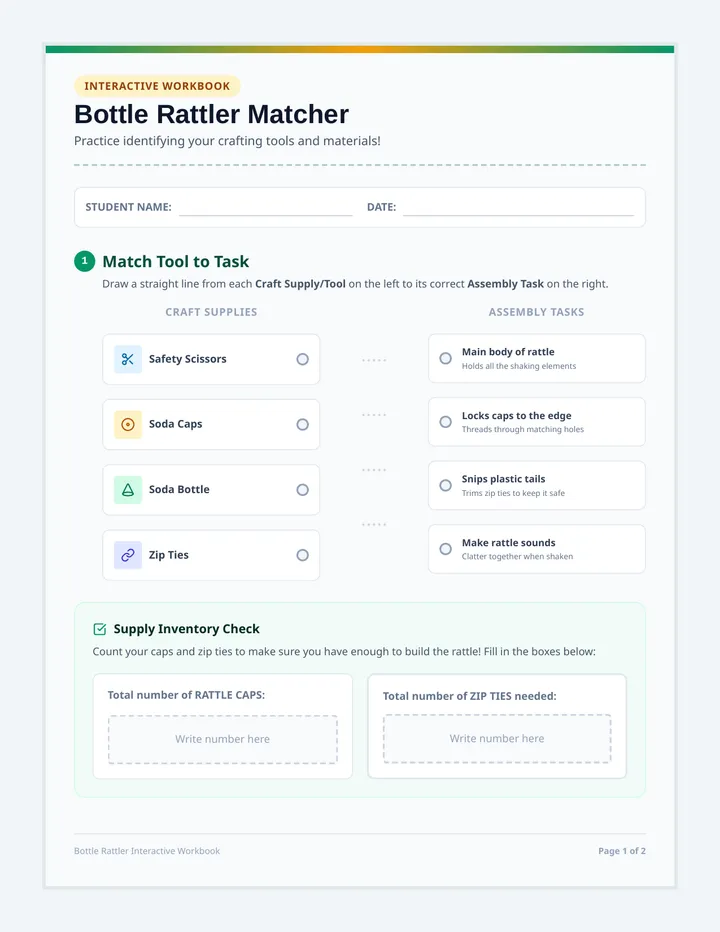 Bottle Rattler Matcher