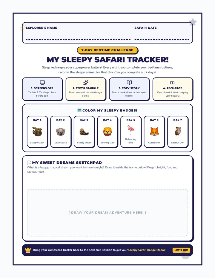 Safari Sleep Tracker