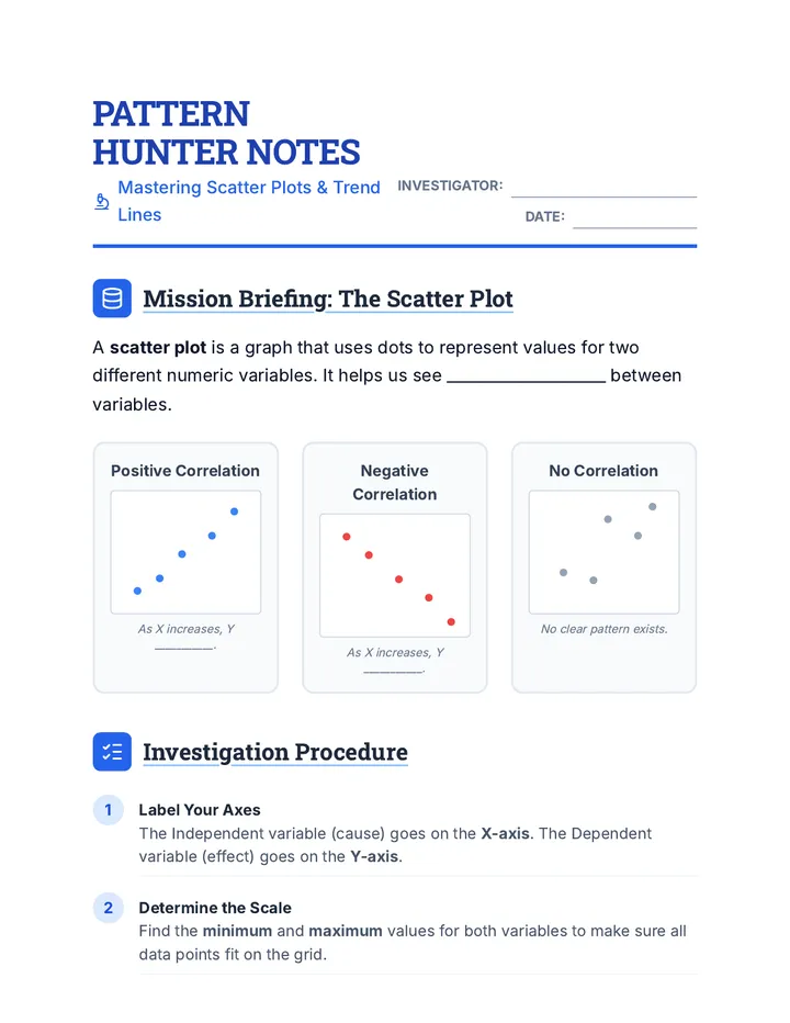Pattern Hunter Guided Notes