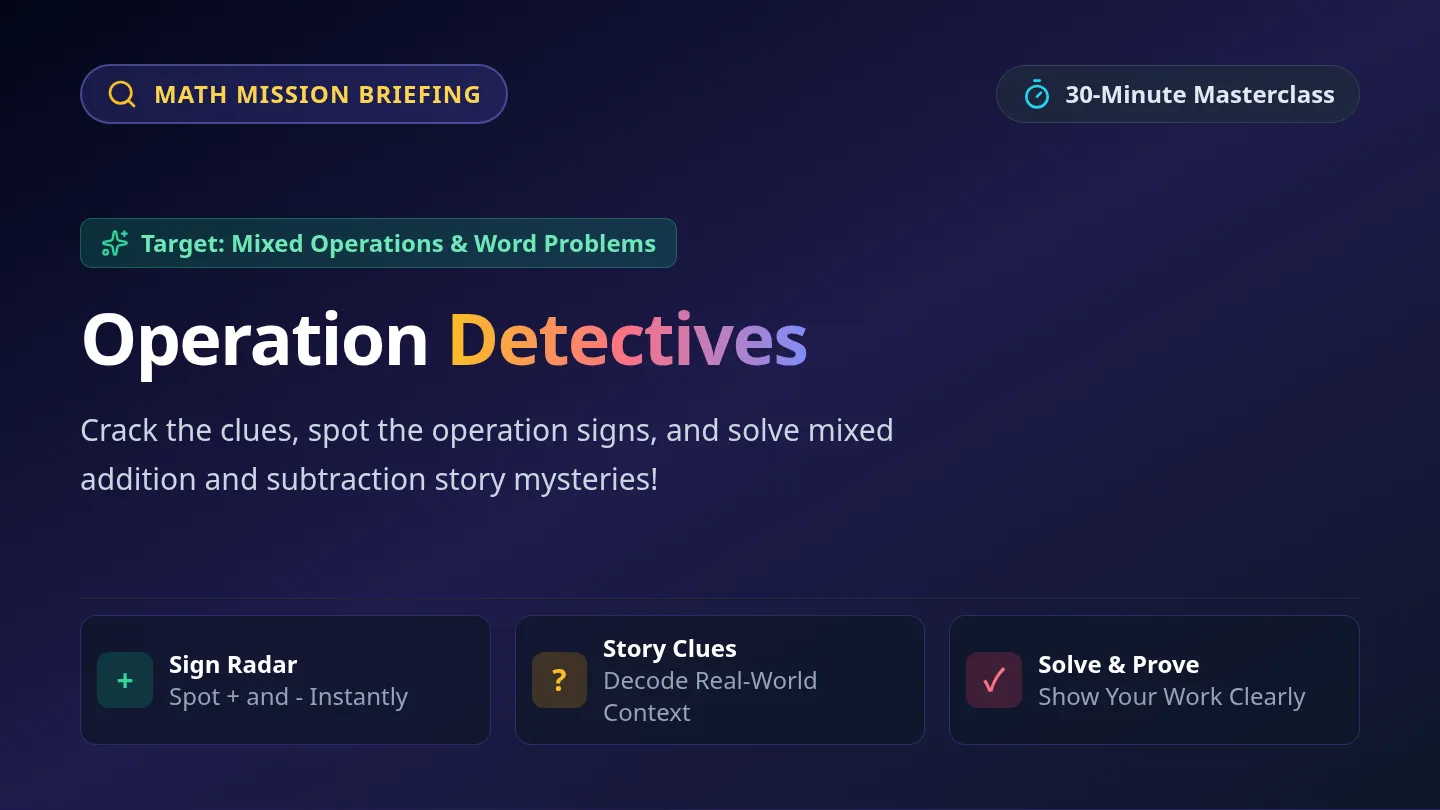 Operation Detectives Slides