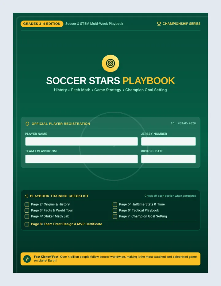 Soccer Stars Workbook