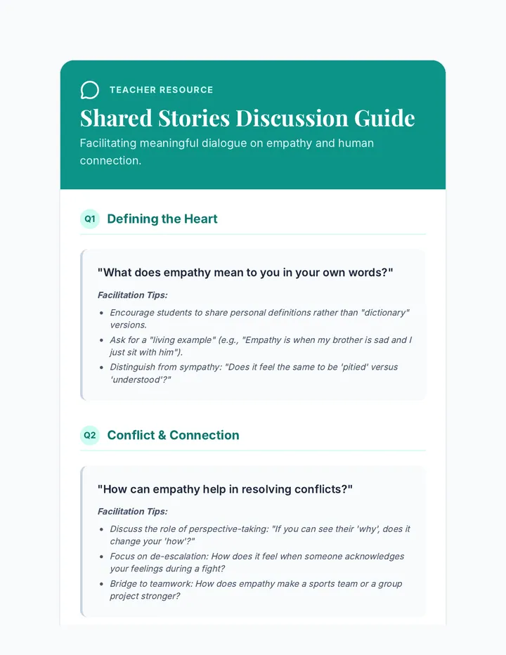 Shared Stories Discussion Guide