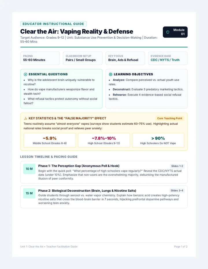 Clear Air Teacher Guide