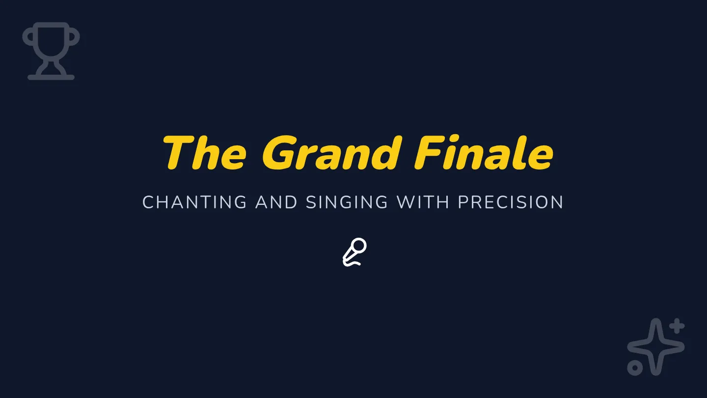 Precision Singing Slides