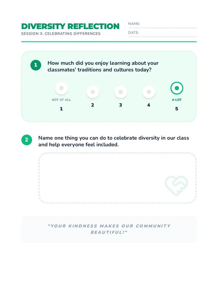 Diversity Reflection Quiz