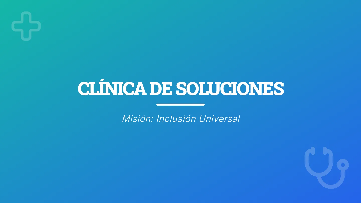 Clínica de Soluciones Slides Presentation