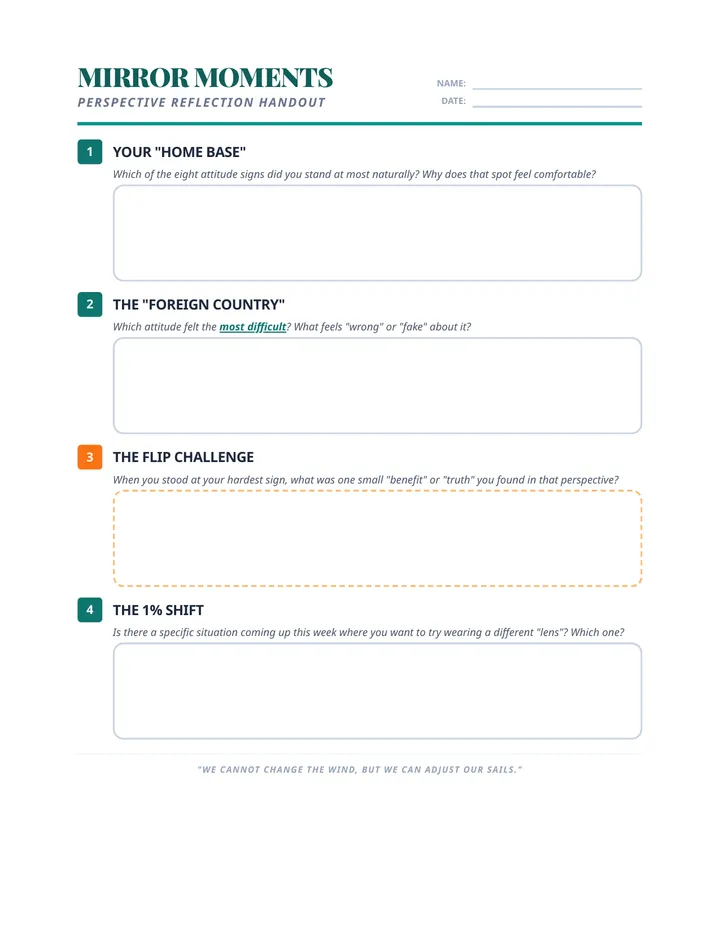 Mirror Moments Handout