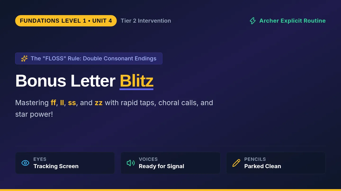 Bonus Letter Blitz Slides