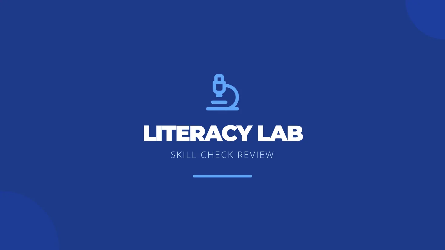 Literacy Lab Review Slides