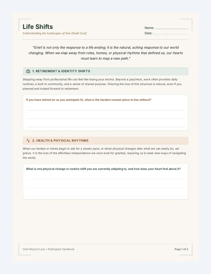 Life Shifts Participant Handbook
