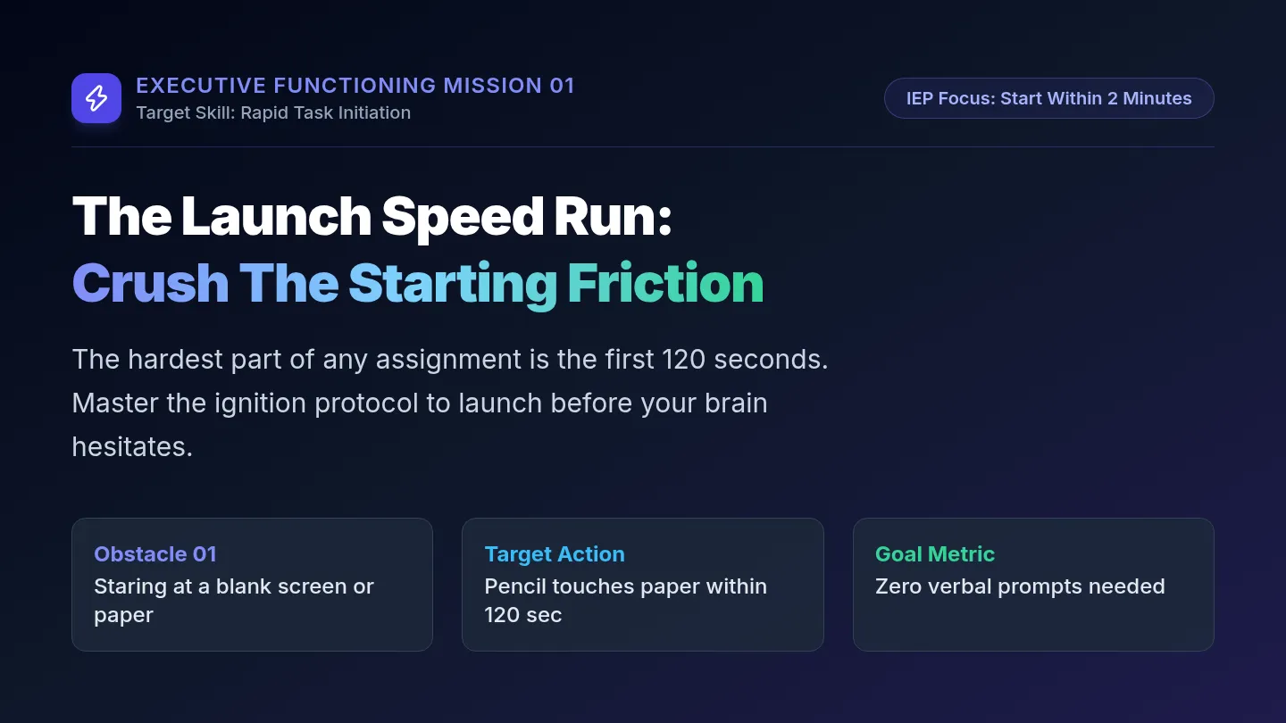 Launch Speed Run Slides