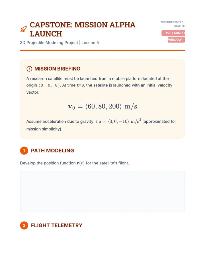Mission Launch Project Guide