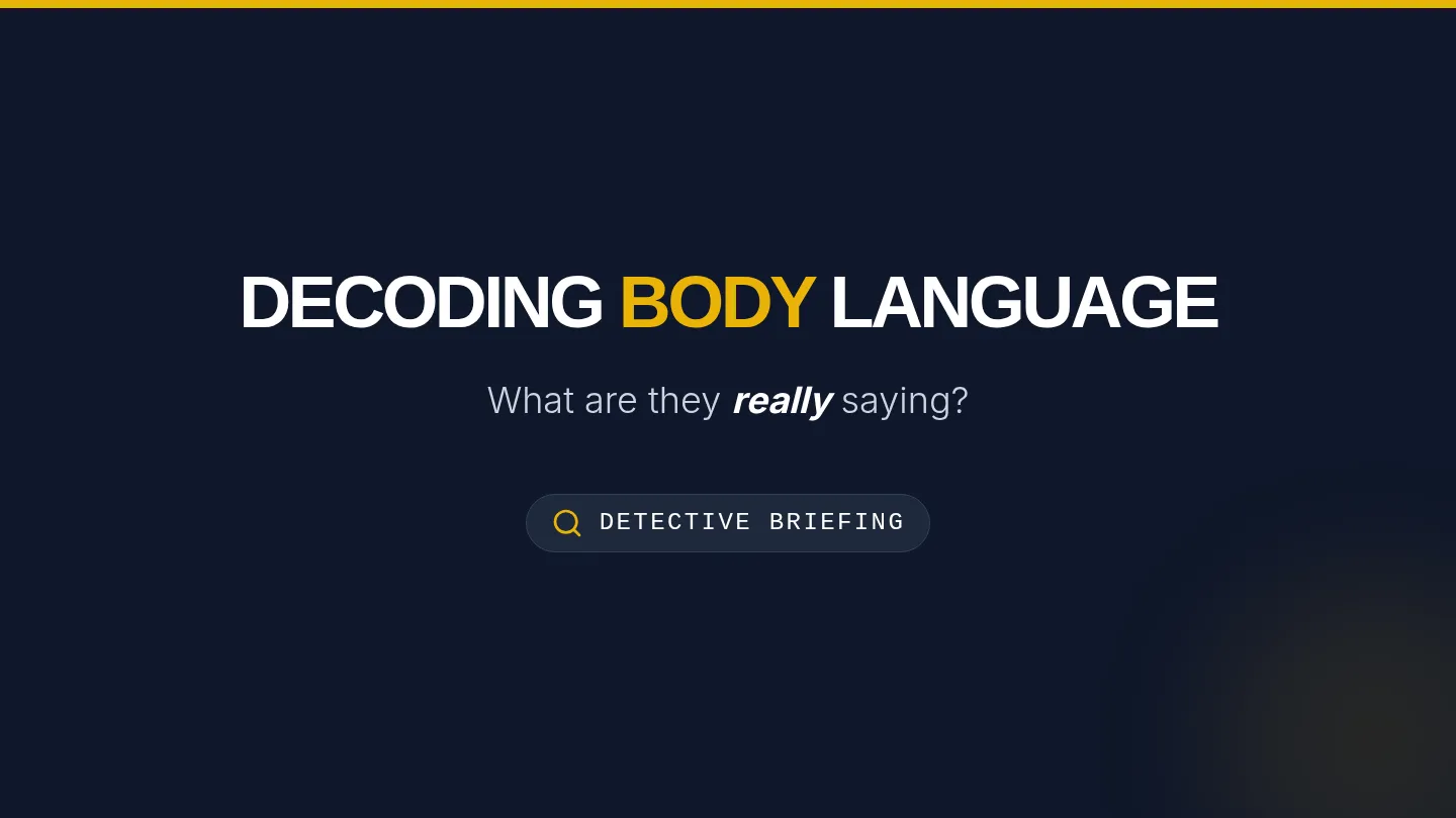 Body Language Presentation Slides