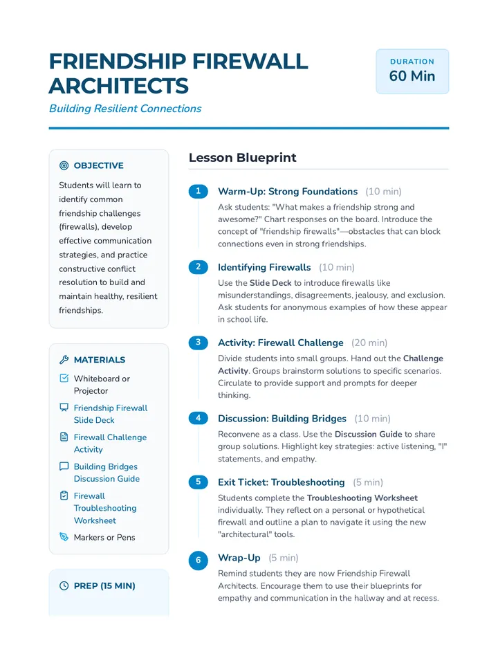 Architect Lesson Plan