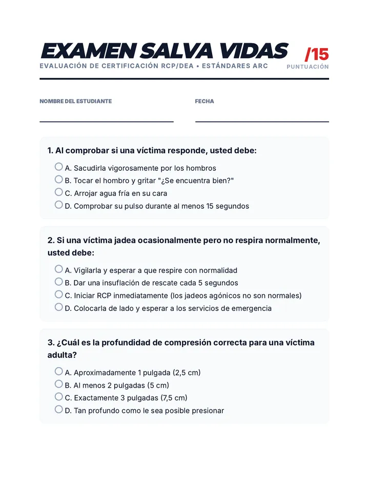 Life Saver Exam