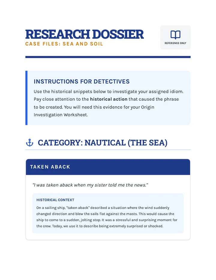 Nautical and Agricultural Research Packet
