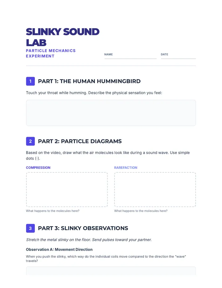 Slinky Sound Lab Report