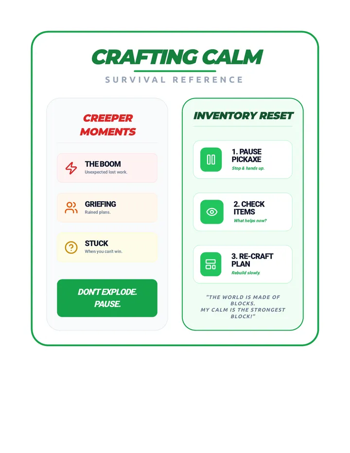 Crafting Calm Anchor Chart