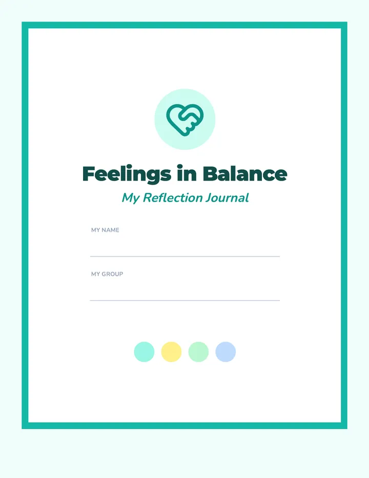 Feelings in Balance Reflection Journal