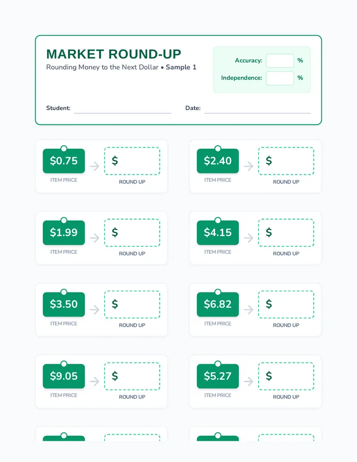 Market Round Up Sample 1