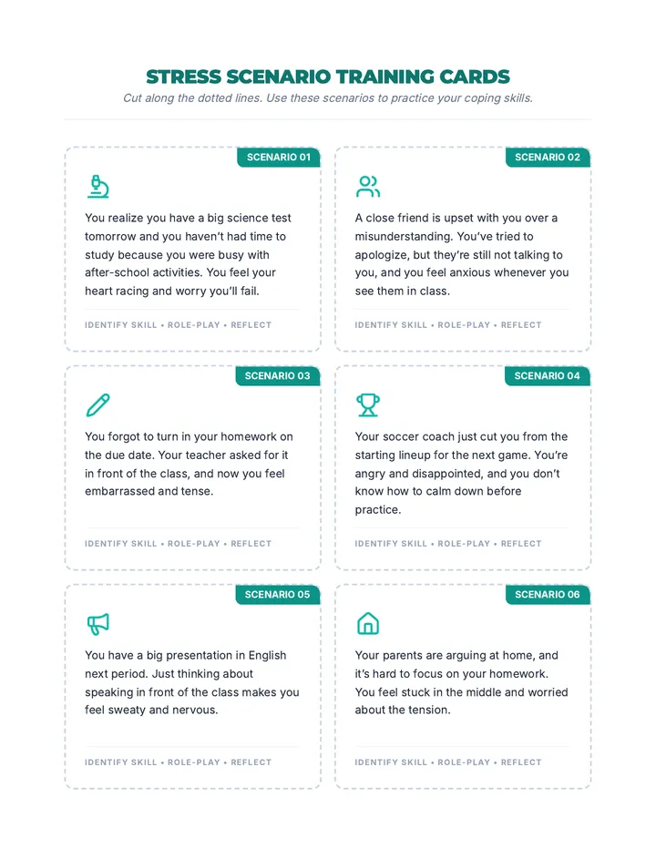 Stress Scenario Cards