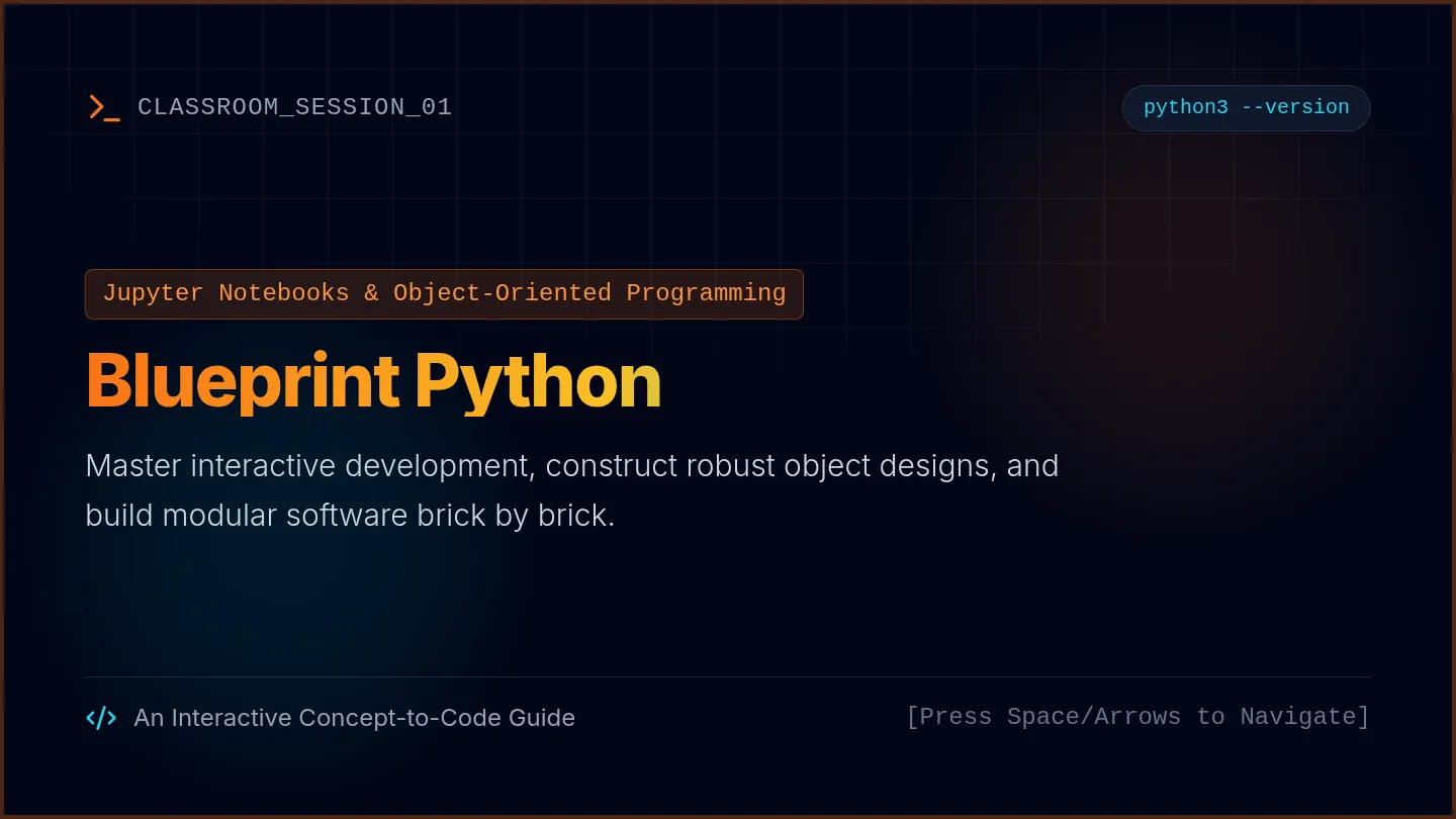 Blueprint Python Slides