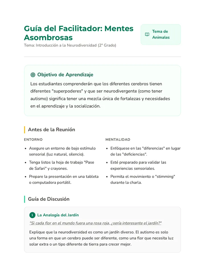 Guía de Mentes Asombrosas