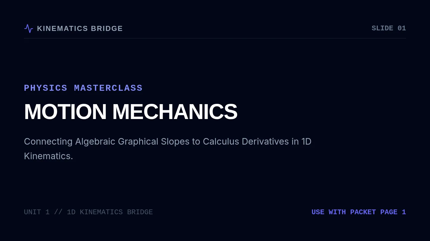 Motion Mechanics Slides