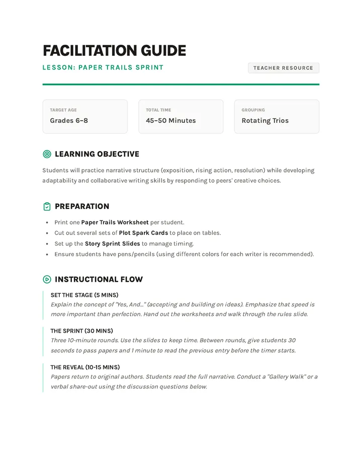 Paper Trails Facilitation Guide