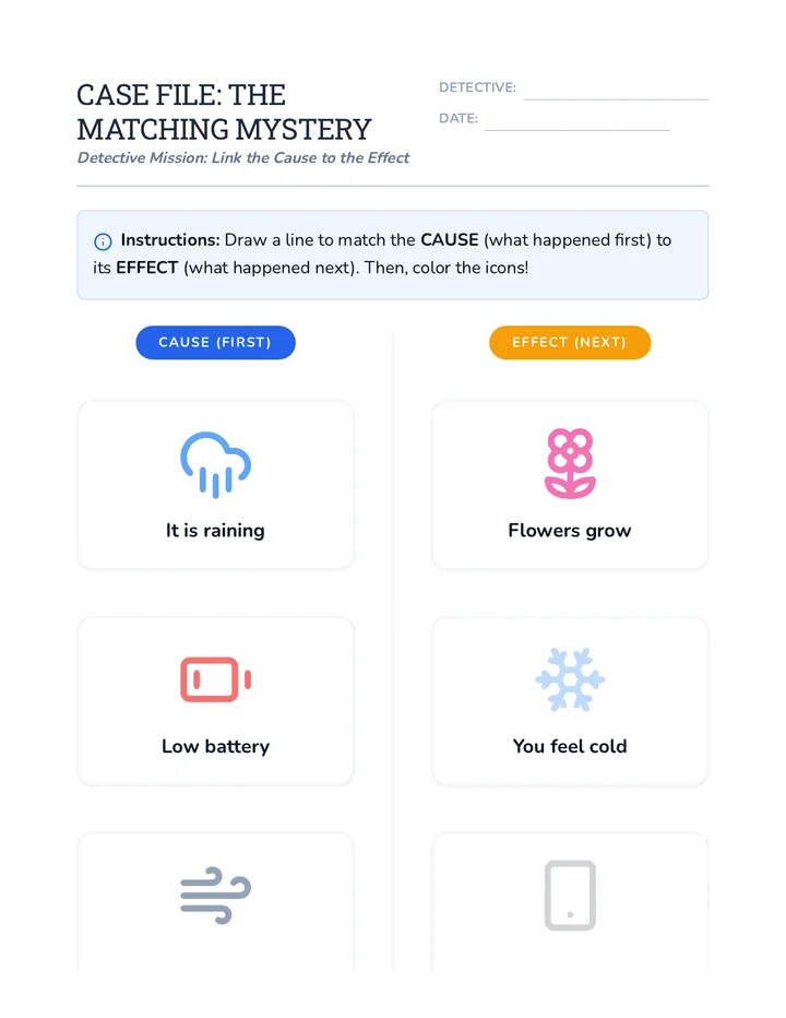 Case File Matching Activity
