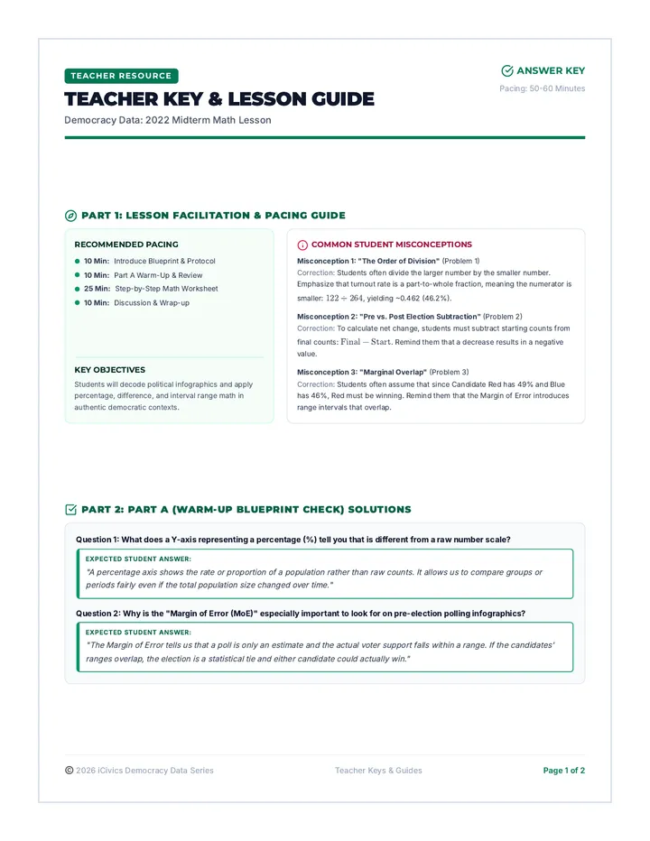 Midterm Math Teacher Key
