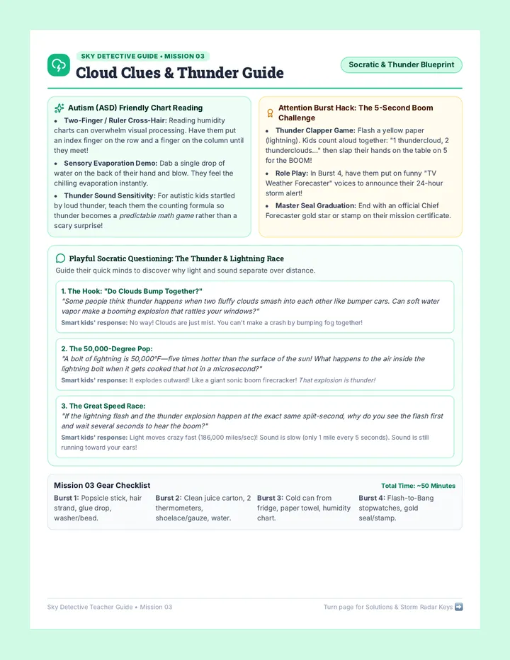Cloud Clues Teacher Guide