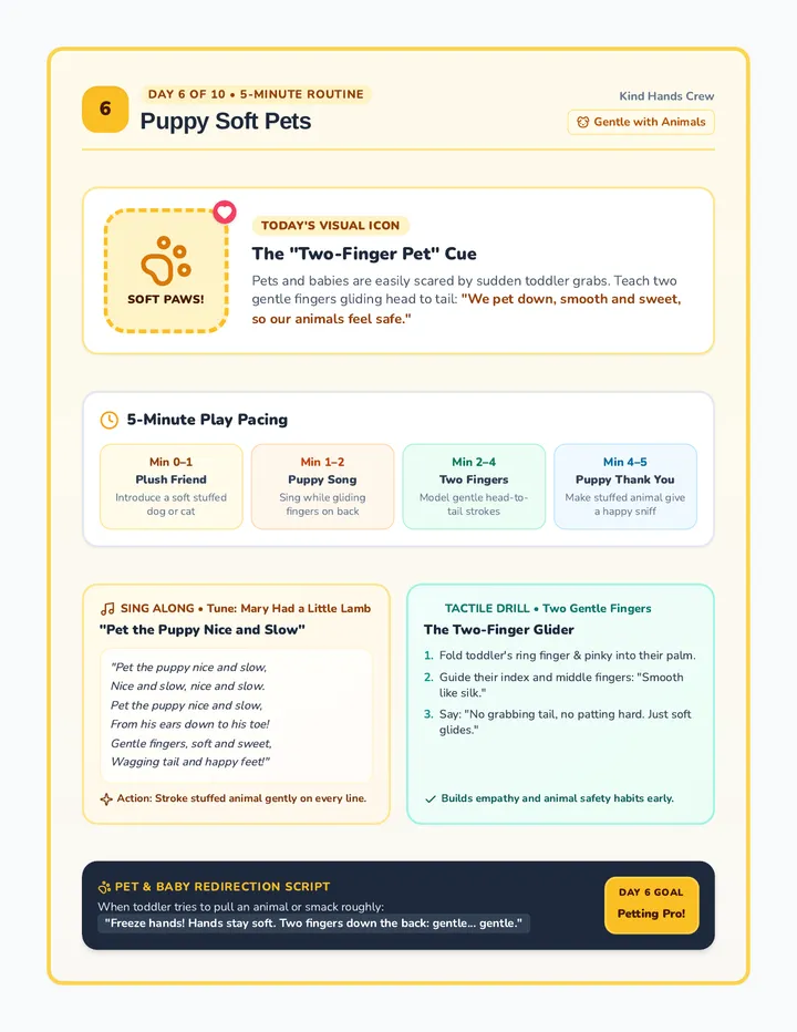 Petting Practice Visual Guide