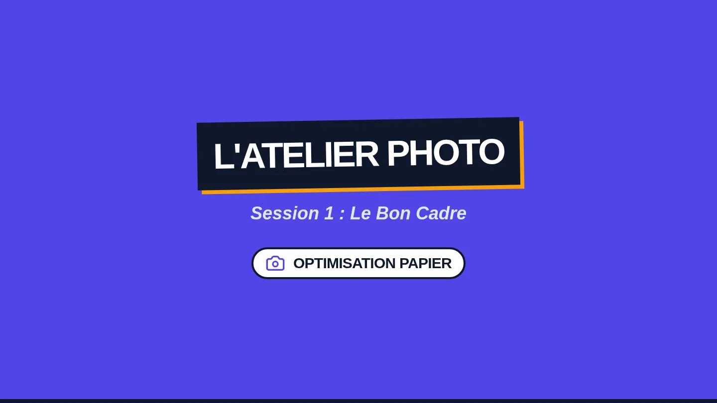 Le Bon Cadre Presentation