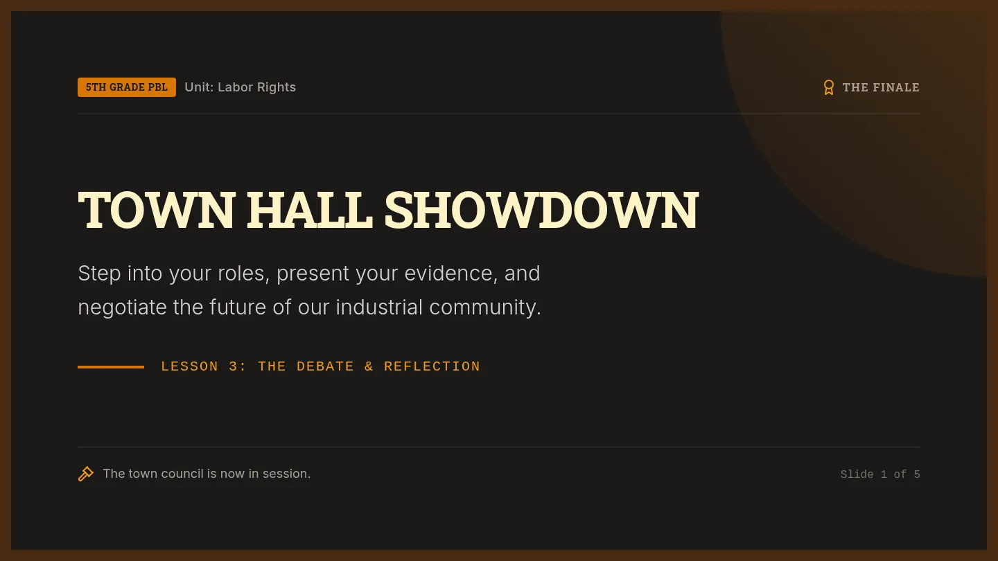 Town Hall Slides