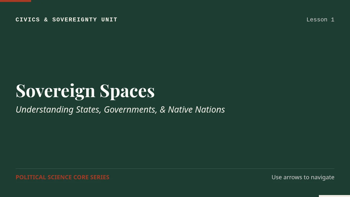 Sovereign Spaces Slides