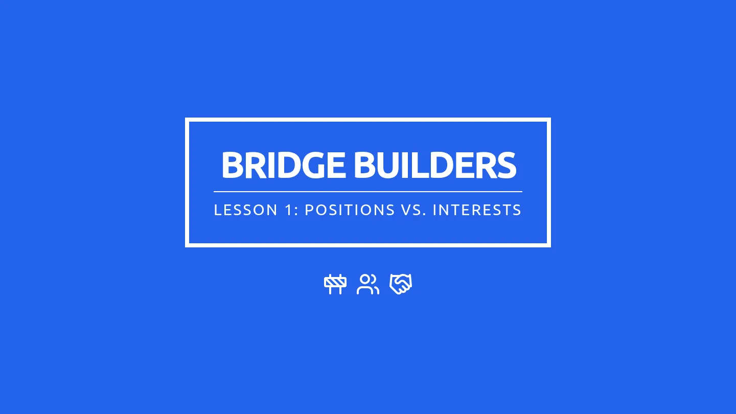 Positions vs Interests Slides