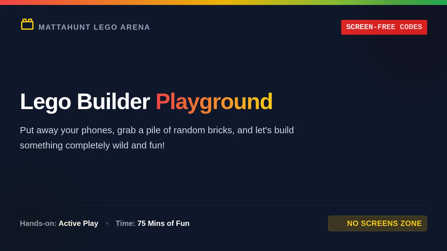 Lego Arena Slides