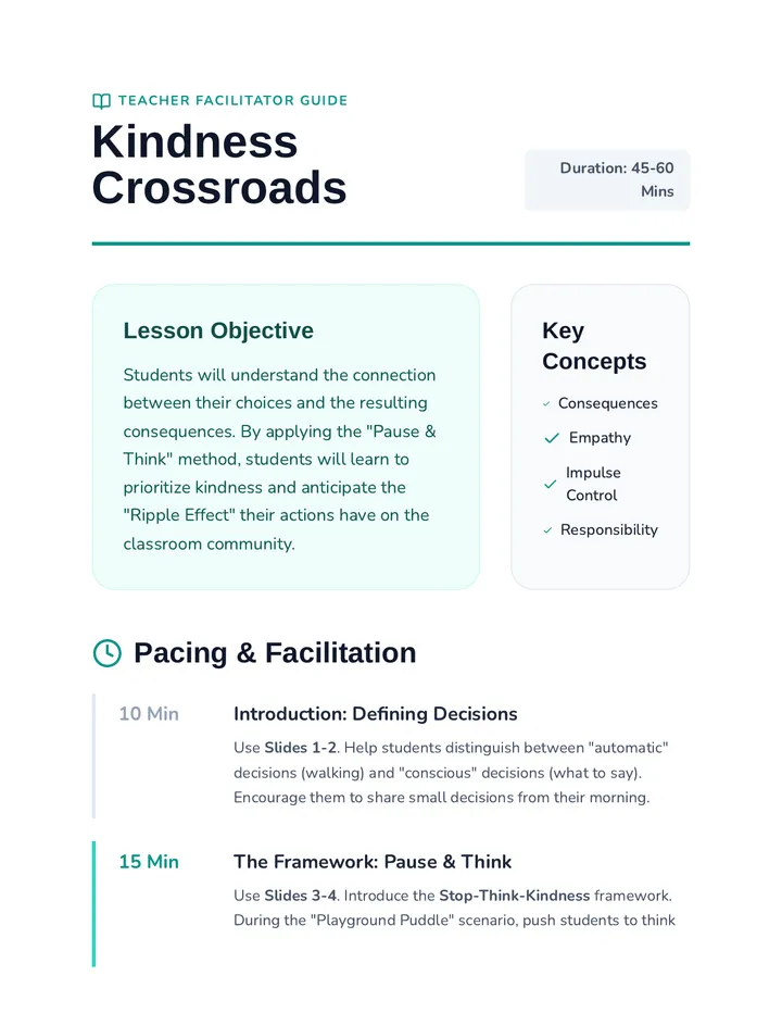 Kindness Facilitator Guide