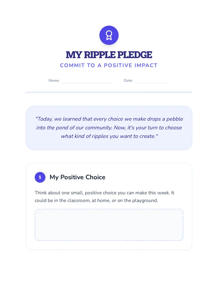 My Ripple Pledge Cool Down