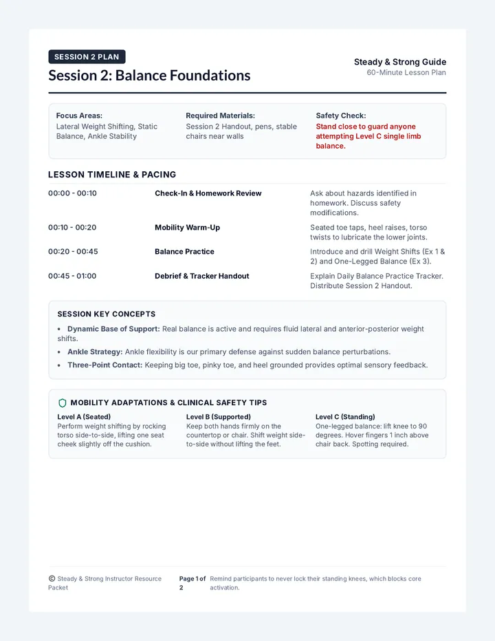 Firm Foundations Teacher Guide