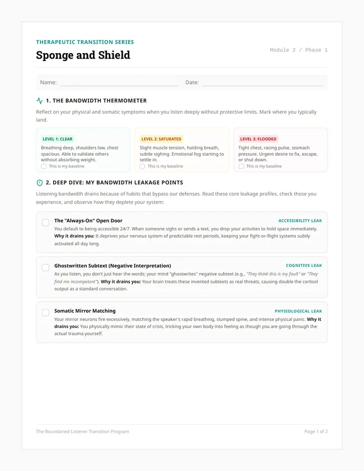 Sponge and Shield Worksheet
