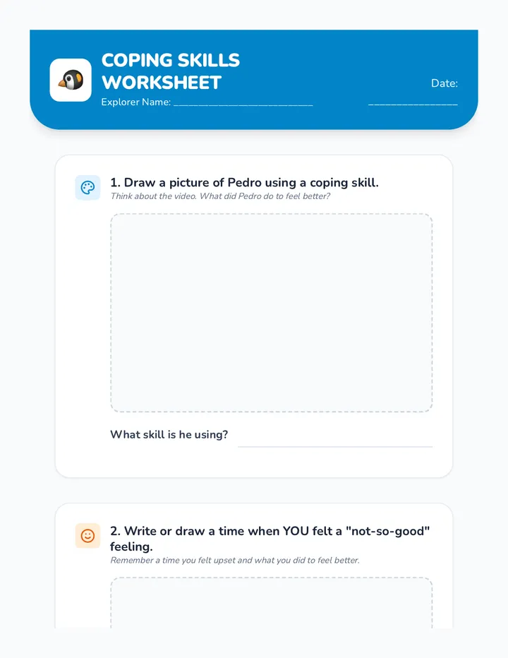 Coping Skills Worksheet