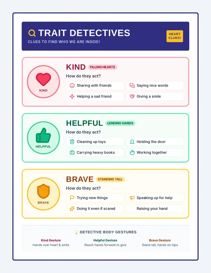 Trait Detectives Anchor Chart