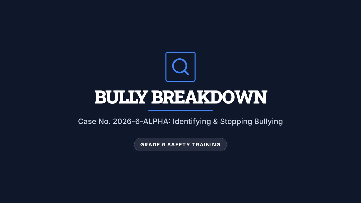 Bully Breakdown Slides