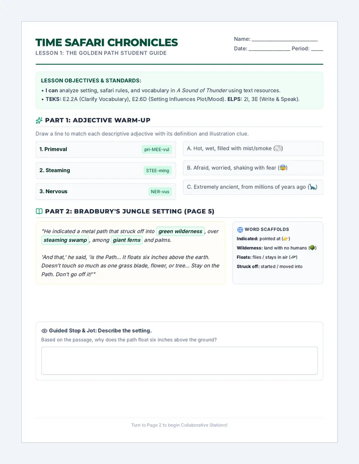 The Golden Path Handout